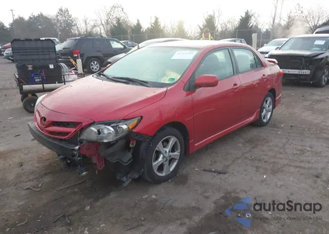 2011 Toyota Corolla S из США, поврежденный, VIN 2T1BU4EE3BC738439